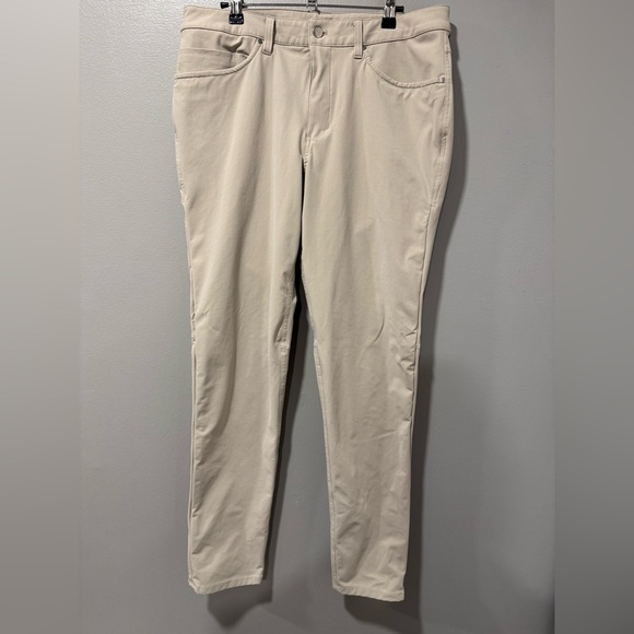 lululemon athletica Other - Lululemon ABC Slim-Fit Pant 34" *Warpstreme in Silverstone (First Release) 33
